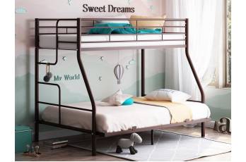 Двухъярусная кровать Гранада-3 140 коричневая