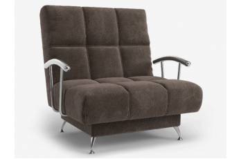 Кресло Финка-2 с подлокотниками темно-коричневый Пони 33