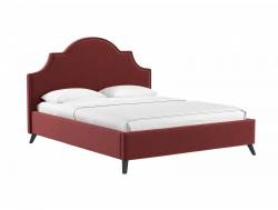 Кровать 1800 с основанием Фаина Блиц 09 карминно-красный