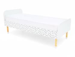 Кровать Stumpa Классика с рисунком Кубики