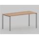 Стол с эффектом парения Лофт П-образные опоры серые ЛО.Кпп_7 700х1400 мм