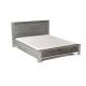Кровать Люкс 1600 Денвер без основания Риббек серый