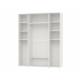 Шкаф 4-х дверный Амели 4-5200 Рамух белый