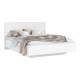 Кровать парящая 1600 Марвэл (с ПМ) Браш Вайт, Белый