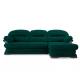 Угловой диван малый Квин 6 без механизма Ultra forest