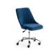 Кресло офисное Swan флок синий