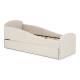 Кровать с ящиком Letmo карамель (рогожка)