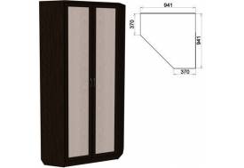 Шкаф угловой со штангой и полками арт.401