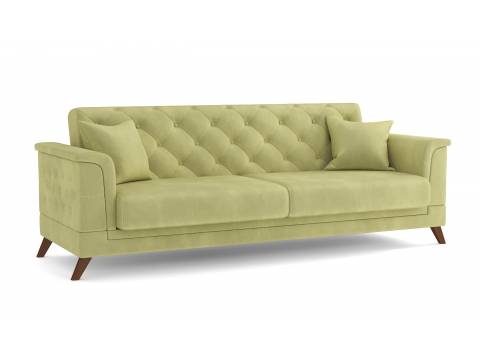 Диван Амарант велюр тенерифе нефрит