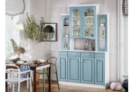 Буфет 4-х створчатый Констанция Голубой