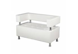 Диван 2 местный Райли белый