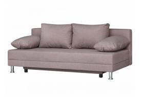 Диван Комфорт без подлокотников 4 подушки латте