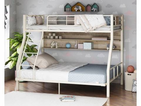 Двухъярусная кровать Гранада-1П 140 Слоновая кость