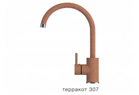 Смеситель для кухни Элара Polygran Терракот 307