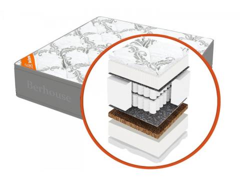Матрас 60х120 Mega mult зима-лето MultiPocket Gray Night