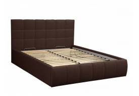 Кровать Диана 1600 Н1010 жаккард шоколад