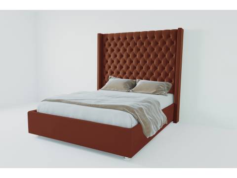Кровать Версаль люкс Бордо с ортопедическим основанием 02ВРЛ