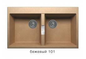 Кухонная мойка Tolero Loft TL862 Бежевый 101