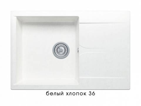 Мойка Polygran Gals-760 Белый хлопок 36