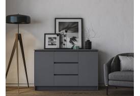 Комод Мори МК1200.3 Графит