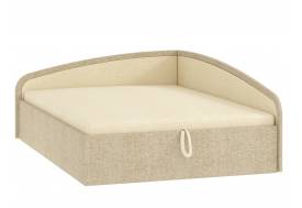 Кровать-тахта Адель вар.1 1200 Тесла милк-Тесла мокко