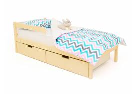 Кровать Svogen classic с ящиками и бортиком бежевый
