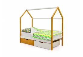 Кровать-домик Svogen с ящиками дерево-белый