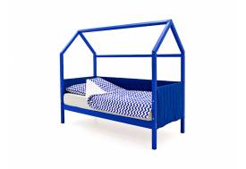 Кровать-домик мягкий Svogen синий