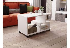 Стол журнальный СЖМ-1 белый