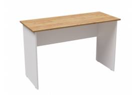 Стол письменный Лючия белый/дуб крафт золотой