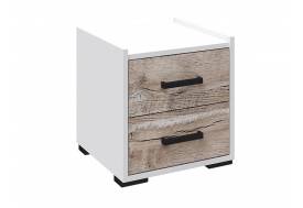 Тумба прикроватная Соната белый-дуб юкон