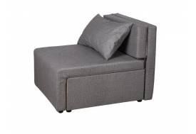 Кресло-кровать Милена велюр серый