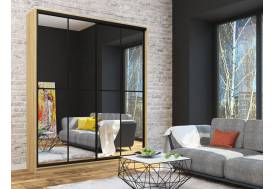 Шкаф-купе Лофт Шк20-47 2000 глубина 470 фасад зеркало +