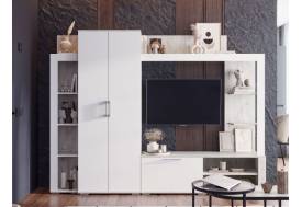 Гостиная Невада Дуб Крафт Белый/Сноу