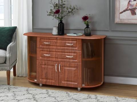 Комод №10 МДФ Кедр глянец