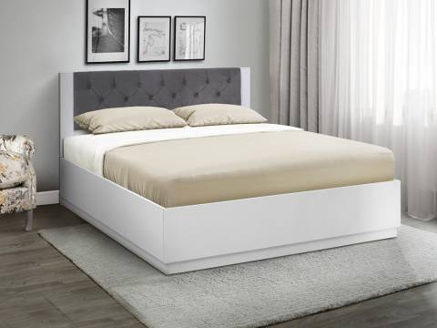 Кровать Венеция 12.1 1400 с подъемным механизмом велюр 032