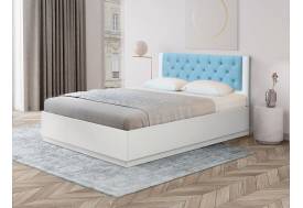 Кровать Венеция 12.3 1400 основание ладе велюр 011