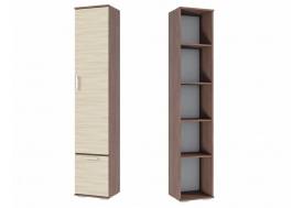 Шкаф бельевой Ника ШБ400 Ясень Шимо темный-светлый