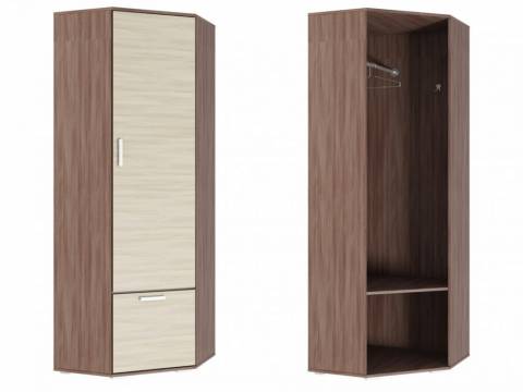 Шкаф угловой Ника ШУ701 Ясень Шимо темный-светлый