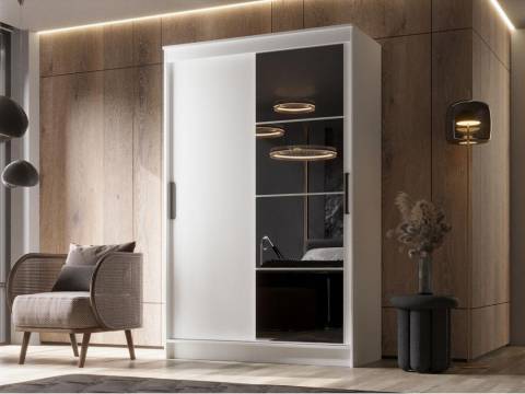 Шкаф купе Элегант 4 белый гладкий