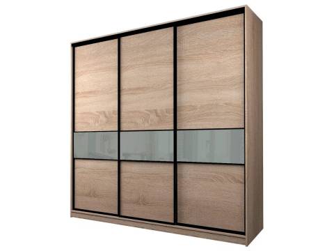 Шкаф-купе Max МШ-23-6-24/2-999 пленка Oracal светло-серая