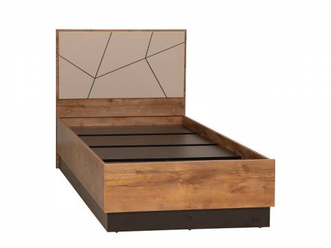 Кровать одинарная 54.17 900 с настилом Гамма грей