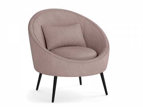 Кресло для отдыха Каро велюр барни какао