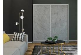 Шкаф-купе Ксения 1400 ЛДСП/ЛДСП Каспий светлый