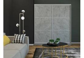 Шкаф-купе Ксения 1200 тройной ЛДСП Каспий светлый