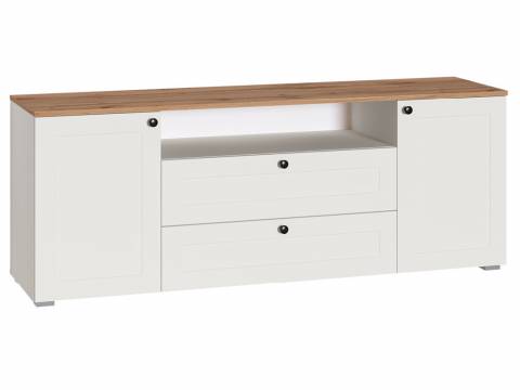 Тумба под ТВ 16.47 Остин Белый шагрень