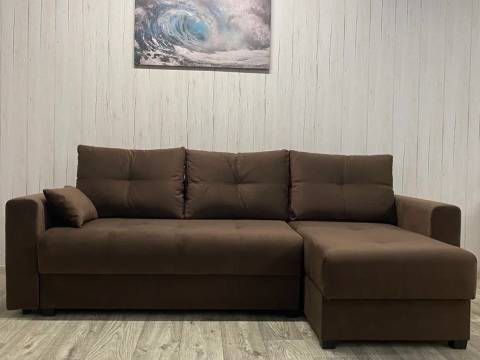 Диван Комфорт-3 ПБ Тик-Так велюр Luma 11