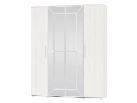 Шкаф 4-х дверный Амели 4-5200 Рамух белый