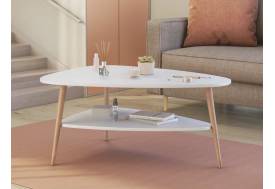 Стол журнальный Трио Белый снег
