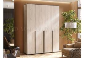 Шкаф четырехстворчатый Норд 1600 дуб крафт белый МГ
